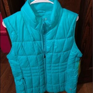 Blue winter vest